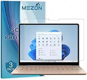 [3 Pack] MEZON Anti-Glare Matte Film Screen Protector for Microsoft Surface Laptop Go 2(12.4") – Case and Surface Pen Friendly, Shock Absorption (Surface Laptop Go 2, Matte)