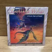 THE ENCHANTED WORLDS By MYLES PINKNEY 1998 CALENDAR OF DRAGONS WIZARDS New