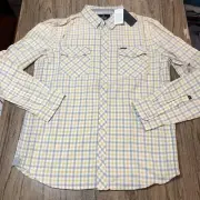Buffalo David Bitton Men’s LS Button Up Casual Shirt Size L NWT $70 #16370