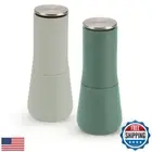 Joseph Joseph Milltop Set-Editions (Sage) Salt and Pepper Mill, 00-0, Green