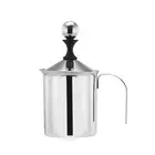 400ml Milk Frother Coffee Milk Frothing Pitcher Stainless Steel Handheld for