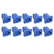 1X(10PCS Powercon Connector 3 Pins 20A 250V Speaker Panel Socket Female6499