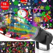 16 Pattern Christmas Projector Lights Xmas Party Indoor Snowflake LED Laser Lamp