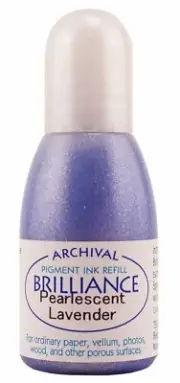 Tsukineko BRILLIANCE REFILL 20ML 037 pearlescent lavender Purple Reinker Ink