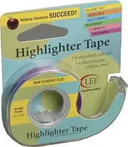 Lee Products Co. 1/2-Inch Wide 720-Inch Long Removable Highlighter Tape, Economy Size with Refillable Dispenser, Purple (13980)