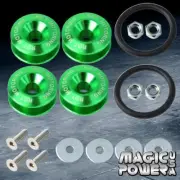 Green JDM Quick Release Fasteners For Car Bumpers Trunk Fender Hatch Lids Kit