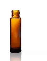 150 Pcs Set Empty Amber Roll On Bottle 10 ml 0.33 Oz Without Caps And Roller