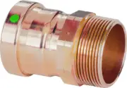 Viega 20828 3" x 3" ProPress XL-C Copper Male Thread Adapter, Press x MPT