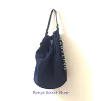 在飛比找蝦皮購物優惠-義大利時尚品牌Maryling 全新抽繩設計大容量丹寧側背包