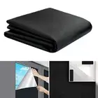 Noise Reducing Blackout Drapes Self Adhesive Blinds Portable Curtains with Hook