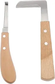 EXHUMKY Practical Hoof Trimmer Set 2 Pcs Horse Sheep Cattle Foot Tool Made of Material