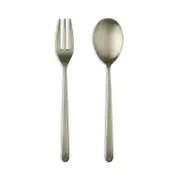 Mepra 2 Piece Brushed Gold Serving Set