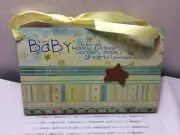 NEW BABY SIGN New with tag Wood "A New Baby is like the beginning of all things"