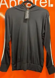 BOOHOO Rib, Side Stripe Lounge Set, Pants & Hoodie, Size 8, New, RRP £28, sf