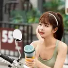 (Green)Portable Blender Juicing Cup USB Mini Juicing Cup Home Electric Blende