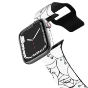 Apple Watch Series 4-6, SE (40mm) Impact Band Cherry Blossom Blue Watch