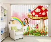 3D Grassland Kid 1 Blockout Photo Curtain Print Curtains Drapes Fabric Window AU