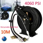 4060 PSI High Pressure Water Washer Heavy Duty Auto-Retractable Steel Hose Reel