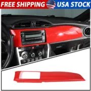 Red GPS Navigation Dashboard Panel Cover Trim For Toyota 86 Sub@ru BRZ 12-20 US