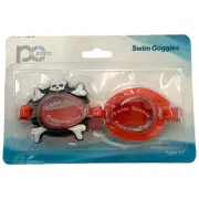 Pano Kid's Swimming Goggles Pirate Skull with Adjustable Strap Ages 3+