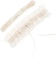 [FOMIYES] Comfortable Bridal Garters Stretchy Leg Bands for Wedding Day Lace Design