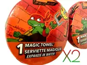 Nickelodeon TMNT Raphael Ninja Turtle Compressed Magic Towel Set