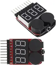 2pcs Lithium Battery Capacity Tester Low Voltage Alarm for 18s Bicycles Car Power Tools