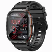 Smart Watch for Men Fitness Tracker Make/Answer Call Running Waterproof Smartwatch Android Phones iPhone Samsung Compatible Rate Monitor(Red)