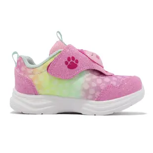 Skechers 童鞋 S Lights-Glimmer Kicks-Skech-Pets 小童 粉 魔鬼氈 燈鞋 302698NPKMT