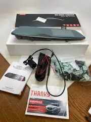TOGUARD HD Dash Cam Mirror Front and Rear Car Rear View Camera Recording CE13