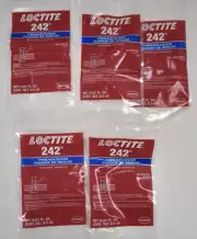 Lot of 5 Loctite Henkel 242 Threadlocker Medium Strength IDH 230718 2680838