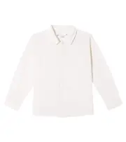 [Konges Slojd] Konges Sløjd Franzen linen-blend shirt Y 5/6 white