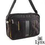 在飛比找遠傳friDay購物優惠-Lynx - 山貓科技概念系列機能橫式側背包-耶魯黃