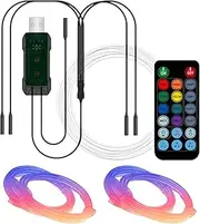 Car Strip Lights | LED Strips Lights for Interior, to Music, Automotive LED Light Strip, Car Ambient Lighting Kit for Trucks Under Dash and Doors