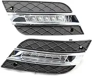 SILILAN Left Light Daytime Running Light DRL Fog Lamp Fit for Mercedes Benz ML350 W164 ML300 ML320 2010-2011