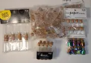 Lot, Tiny Empty Glass Bottles with Cork Stoppers Multiple Types, 152 pcs, Craft