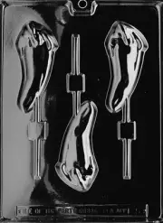 HOT PEPPER LOLLY POP mold candy chocolate soap peppers chili