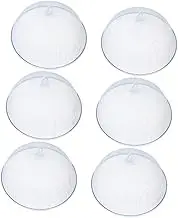GREENADSCAPE 6Pcs Mesh Food Cover Tent Dining Table Protector for Outdoor Picnic Kitchen and Party Food Protection Easy to Clean Compact