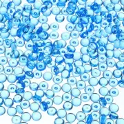 500G(1.1LB) Mini Acrylic Flat Marbles 7mm Vase Fillers Gems Decor Dark Blue