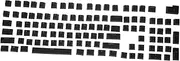 Homoyoyo Mechanical Keyboard Key Caps Pbt Abs Double Shot Comfortable for Gamers