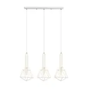 WHITEBAND Pendant Lamp Light Interior ESx3 Black Diamond Cage x 3 with Bar OD590mm
