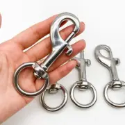 Corrosion Resistant 316 Stainless Steel Swivel Eye Hook for Camping Tents
