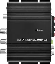 Mini HiFi 2.1 Stereo Bass Auto Car Home Audio Power Amplifier Digital Amp (Black)