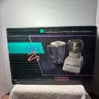 Oster Designer Food Processor & Osterizer Blender Combination Vintage NEW NOS
