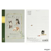 在飛比找誠品線上優惠-日本 POTTERING CAT 大學筆記本明信片/ 九連環