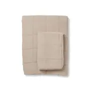Bailey Neutral Stonewash Coverlet Set