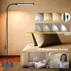 LED Floor Lamp For Living Room Adjustable Gooseneck Stand Light Dimmable Indoor