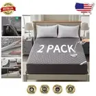 OEKO-TEX Certified Waterproof Mattress Protectors - King Size 18" Deep Pocket
