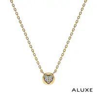 在飛比找蝦皮商城優惠-ALUXE 亞立詩 10K金 鑽石項鍊 簡約心形 心形 愛戀