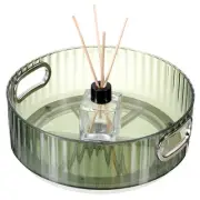 Lazy Susan Organizer, 8.7" Lazy Susan Turntable Organizer with Handle, Green